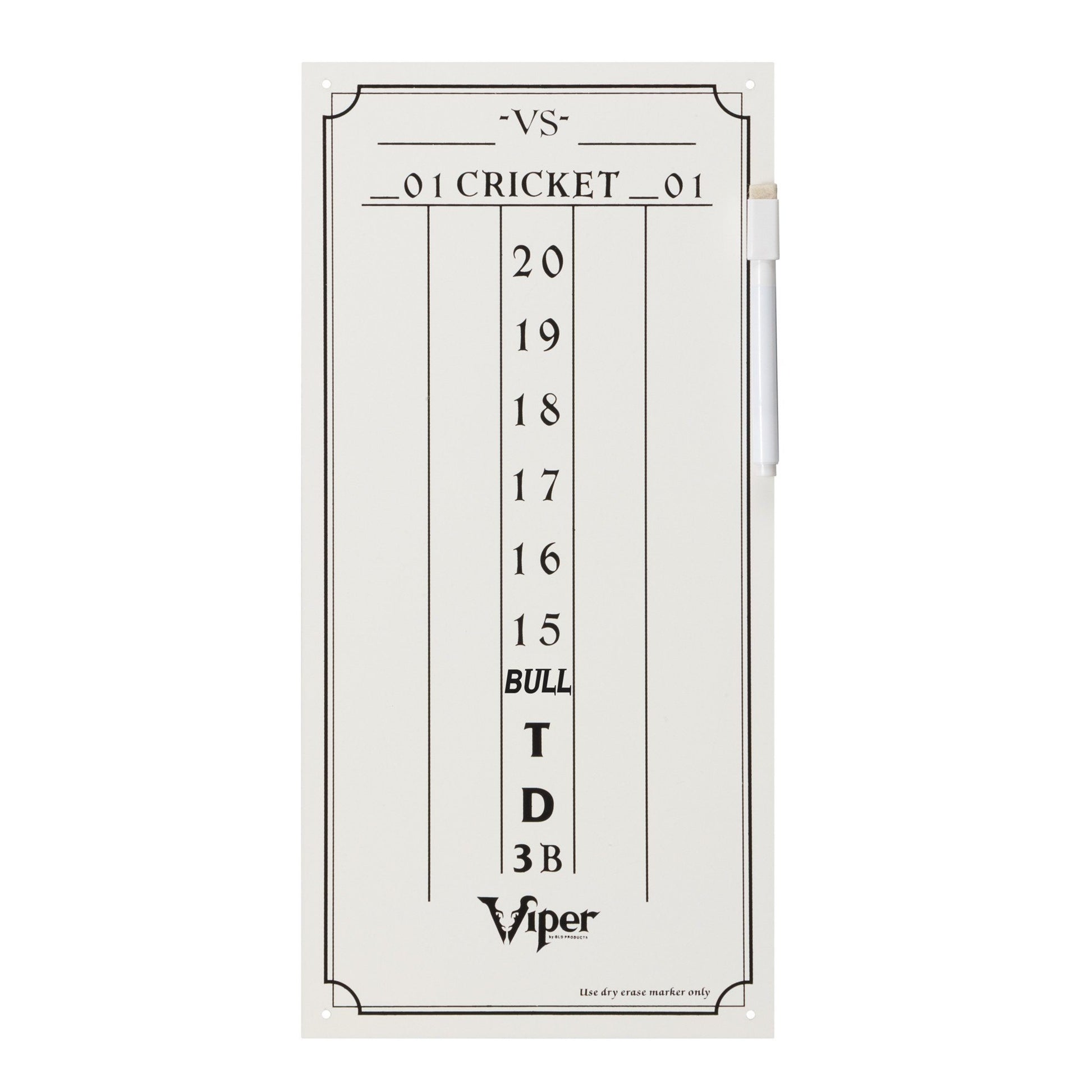 [REFURBISHED] Viper Small Cricket Dry Erase Scoreboard Refurbished GLD Products