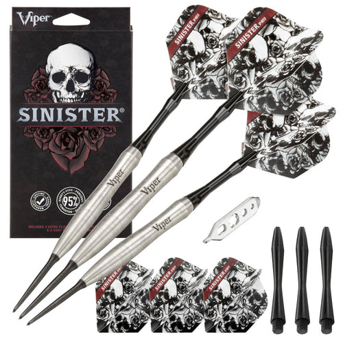 Viper Sinister 95% Tungsten Steel Tip Darts 24 Grams