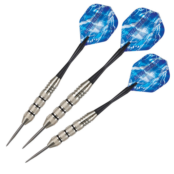 DARTS of GIGOR シルバー ペンダトップ Viper Silver Thunder Steel Tip Darts 22g