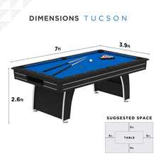 Load image into Gallery viewer, Fat Cat Tucson 7&#39; Pool Table with Ball Return
