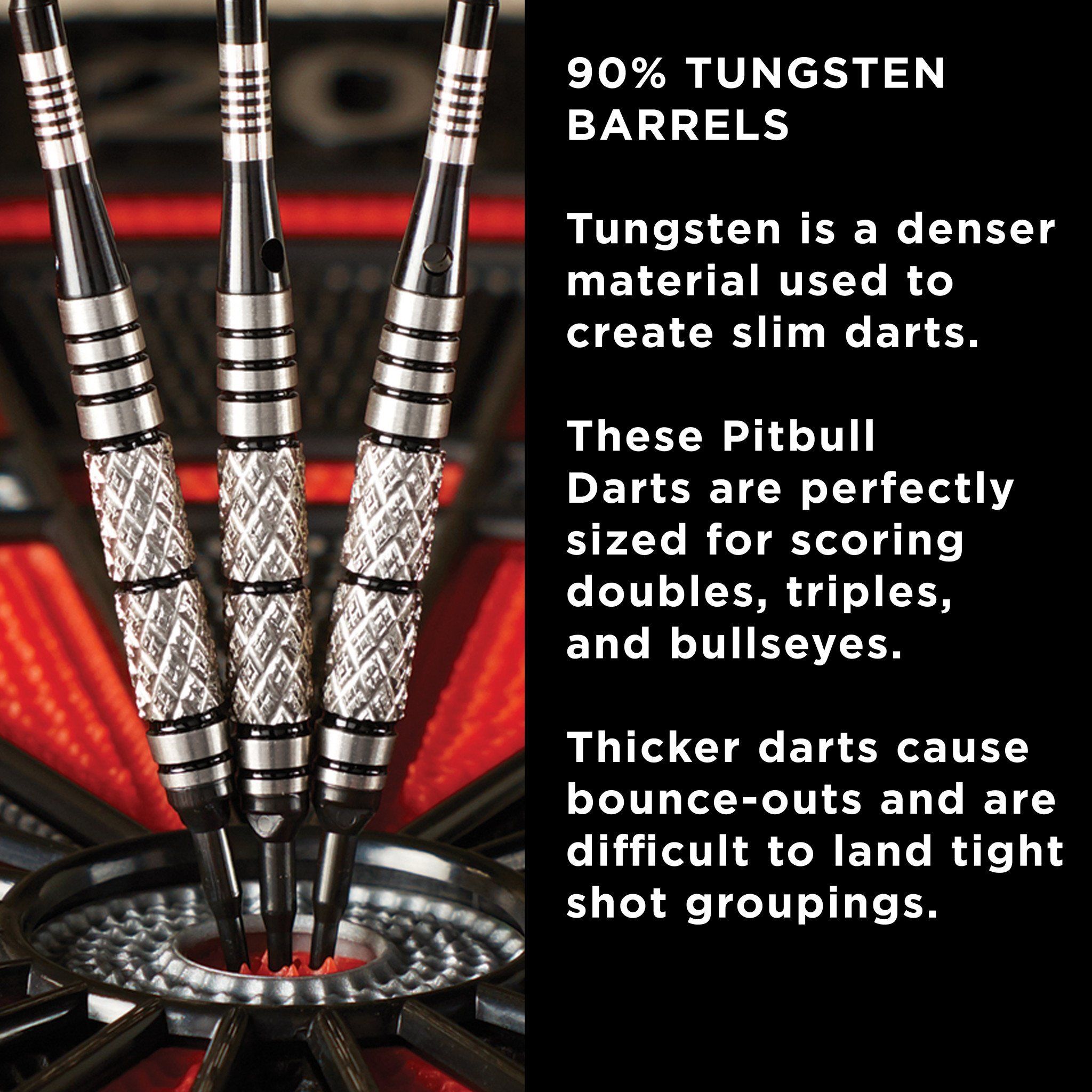[REFURBISHED] Viper Pitbull Darts 90% Tungsten Soft Tip Darts Diamond Cut and Ringed Barrel 18 Grams Refurbished Refurbished GLD Products 