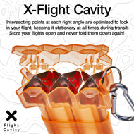 [REFURBISHED] Casemaster Nomad Adjustable Dart Case Neon Orange Refurbished Refurbished GLD Products 