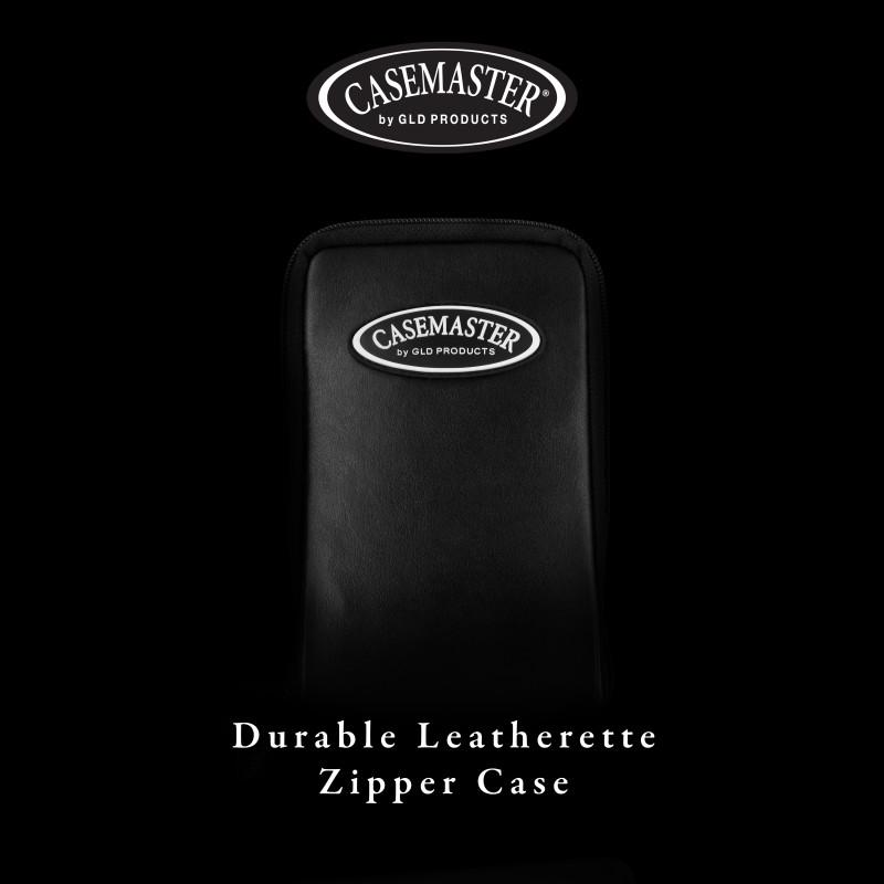 Casemaster Mini Pro Black Leather Dart Case Dart Cases Casemaster 