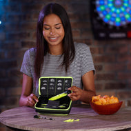 [REFURBISHED] Casemaster Plazma Plus Dart Case Black with Yellow Trim and Phone Pocket Refurbished Refurbished GLD Products 