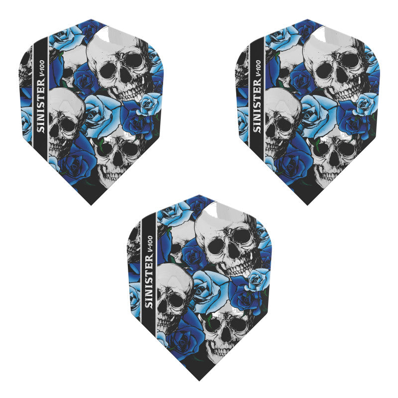 Viper Sinister Dart Flights V-100 Series Standard Blue