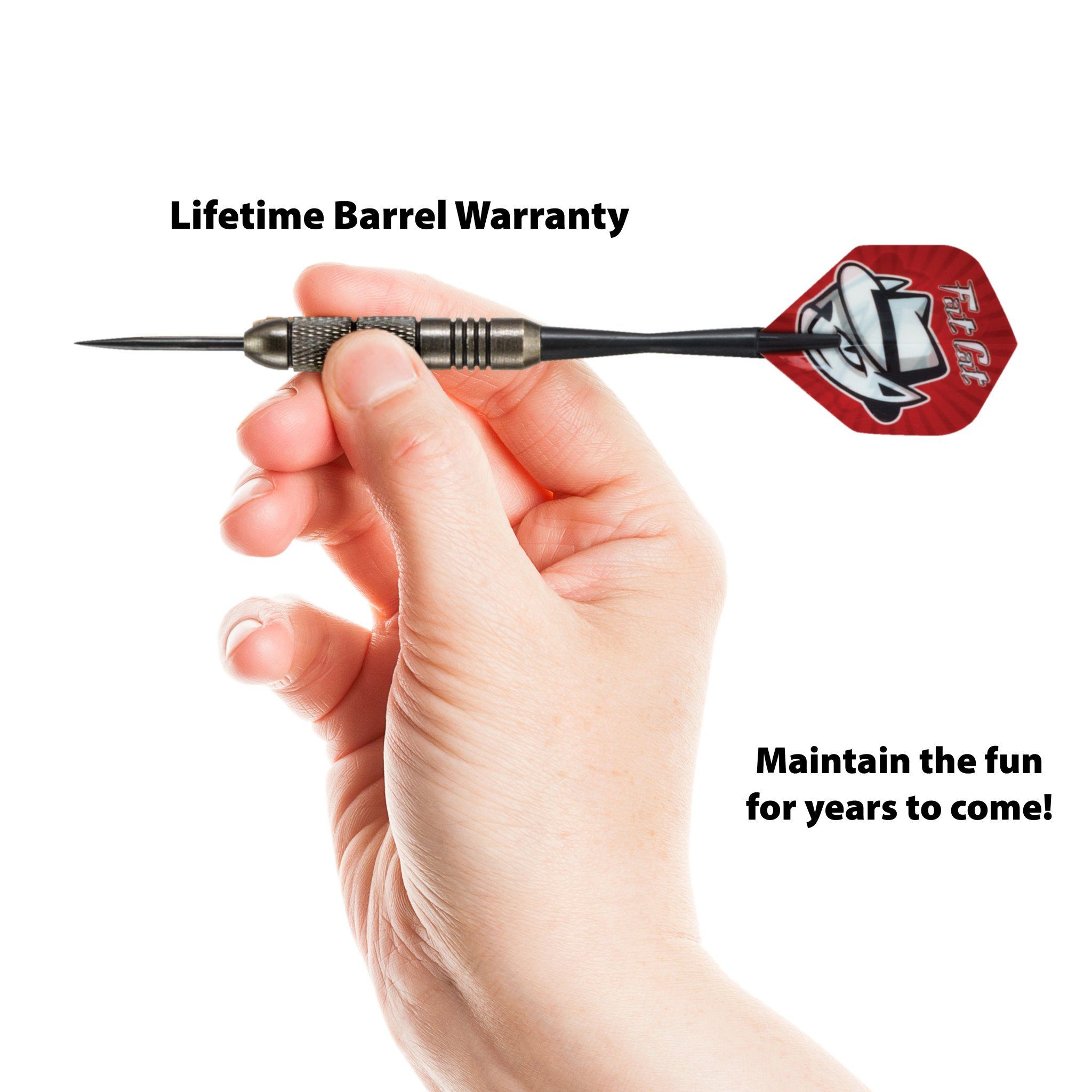 [REFURBISHED] Fat Cat Twin Pack Steel Tip Darts 19 Grams Refurbished Refurbished GLD Products 