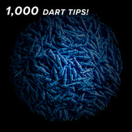 Viper Tufflex Tips SS 2BA Blue 1000Ct Soft Dart Tips