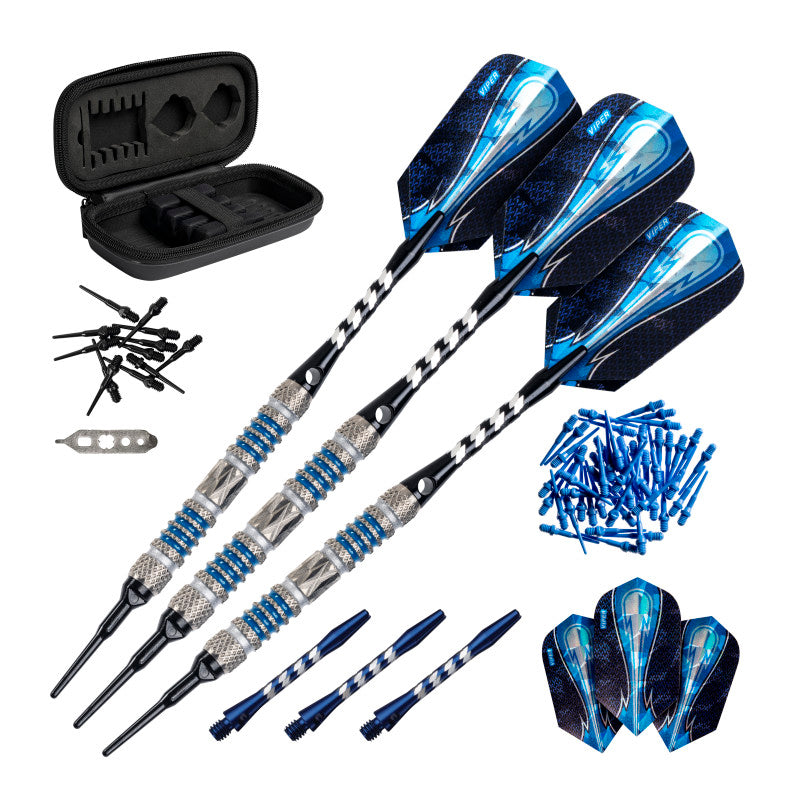 Viper Set of 3 Elite Brass Steel Tip Darts 23 Grams 719265526346 Viper Set of 3 Elite Brass Steel Tip Darts 23 Grams 719265526346
