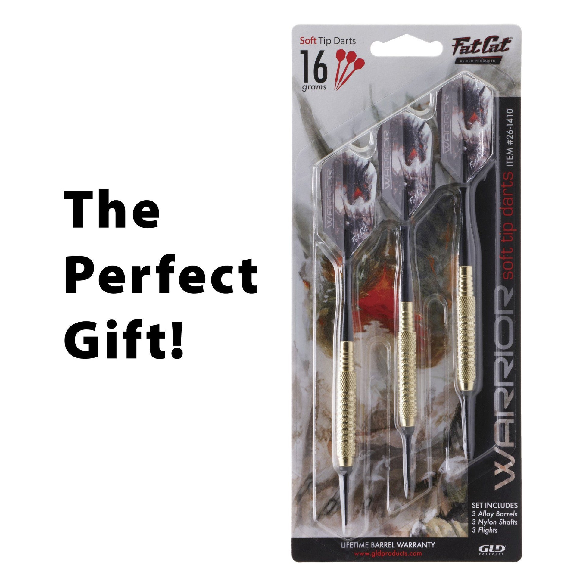 [REFURBISHED] Fat Cat Warrior Darts Soft Tip Darts 16 Grams Refurbished Refurbished GLD Products 