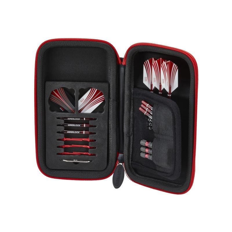 Casemaster Sport Dart Case With Red Zipper Dart Cases Casemaster 