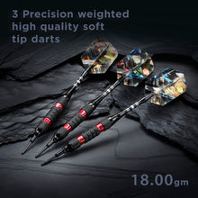 Load image into Gallery viewer, Viper Black Ice Red Soft Tip Darts 18 Grams
