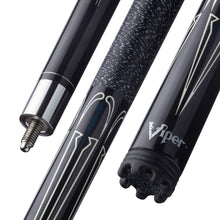 Load image into Gallery viewer, Viper Sinister Black and White Billiard/Pool Cue Stick 20 Ounce
