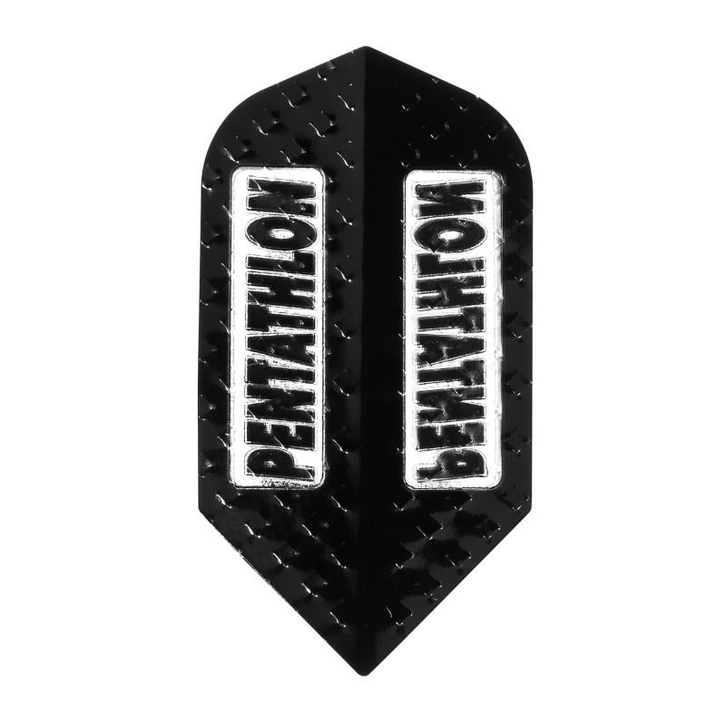 Pentathlon Embossed Slim Black Flights Dart Flights Viper 