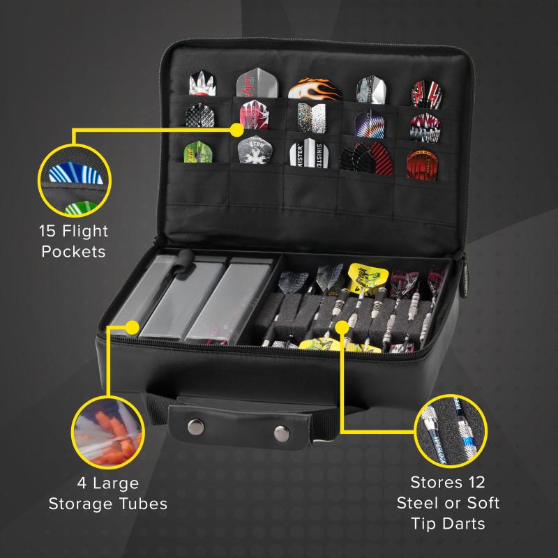 Casemaster The Pro Leather Dart Case Dart Cases Casemaster 