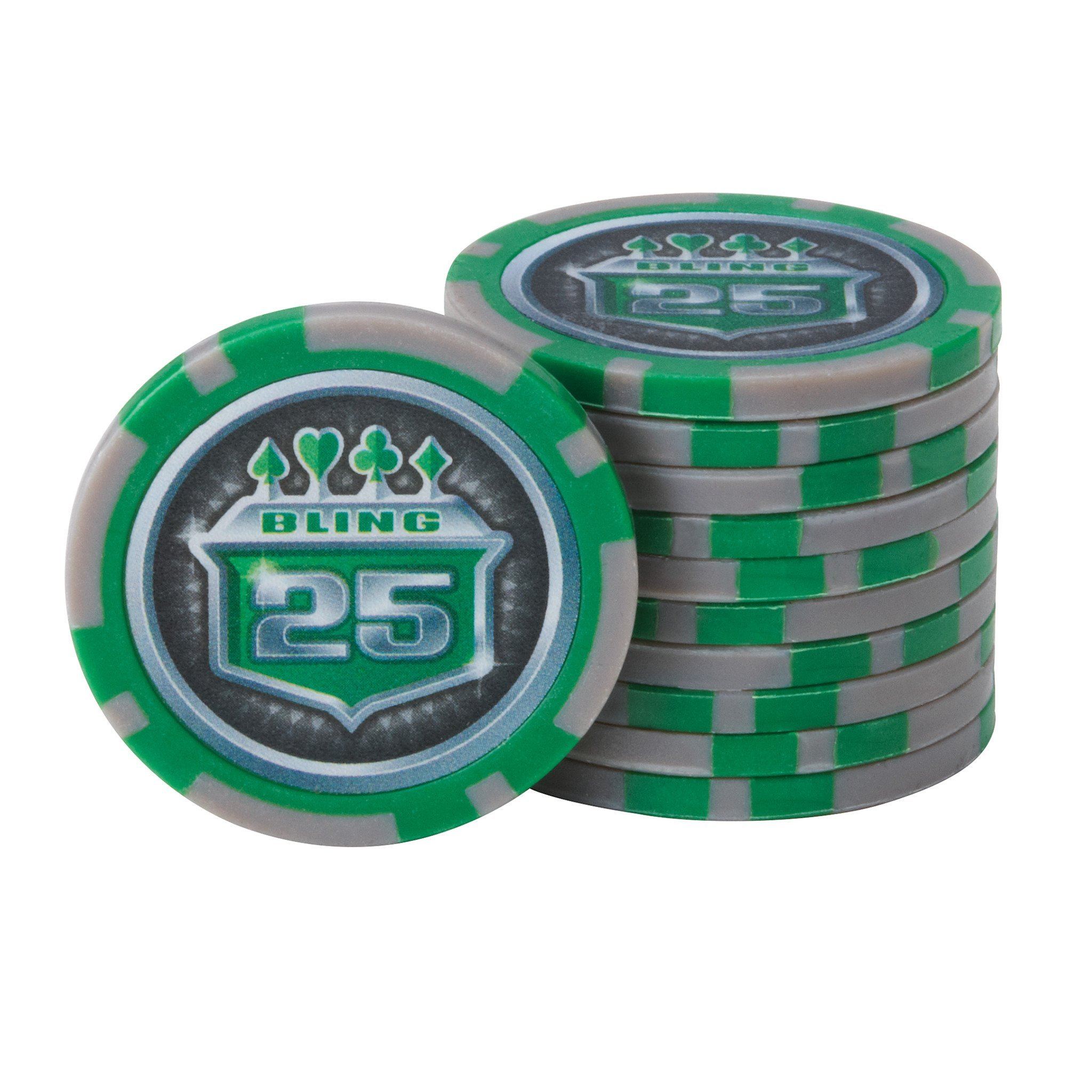 [REFURBISHED] Fat Cat Bling 13.5 Grams 500Ct Poker Chip Set Refurbished Refurbished GLD Products 