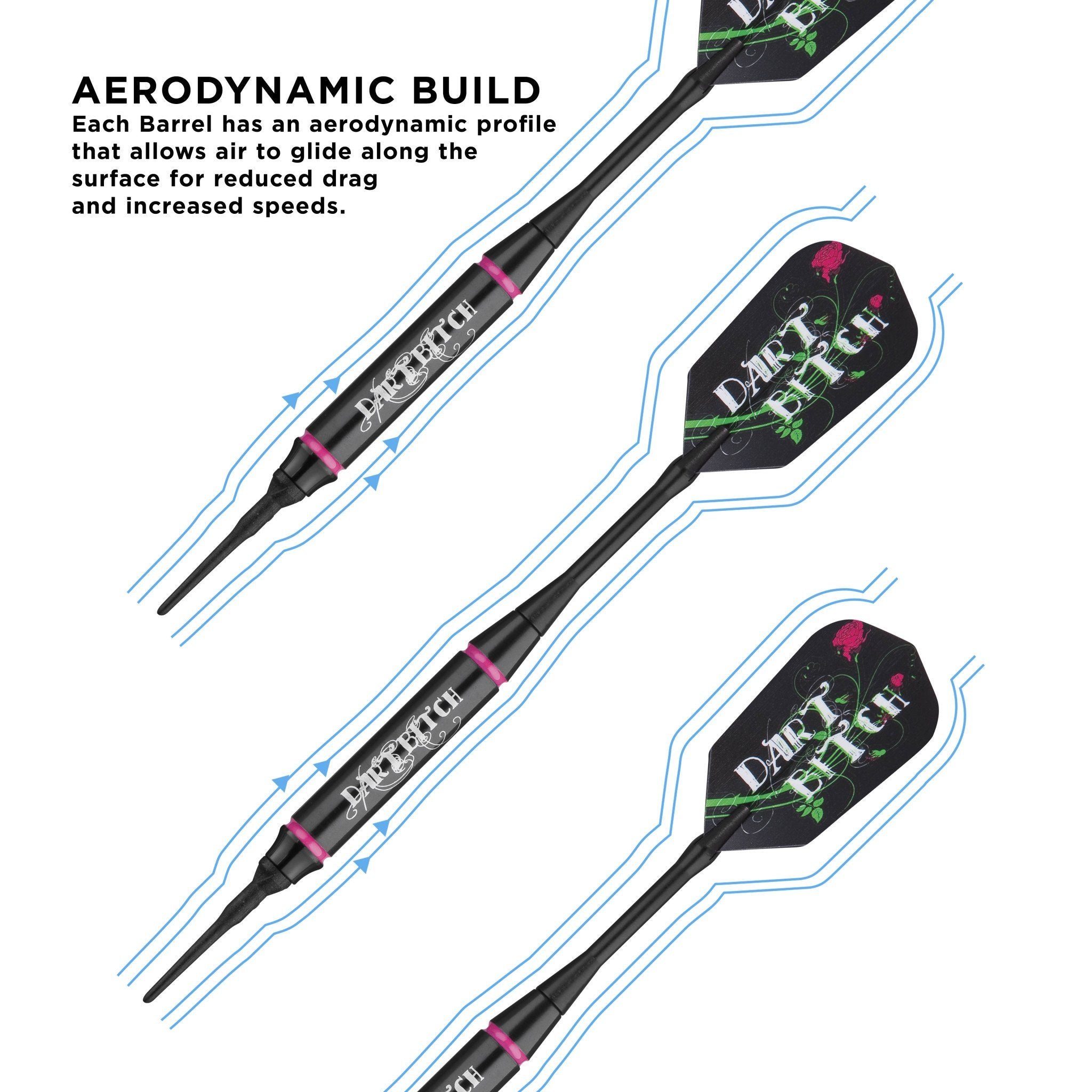 [REFURBISHED] Viper Vanity Dart Bitch Soft Tip Darts 16 Grams Refurbished Refurbished GLD Products 