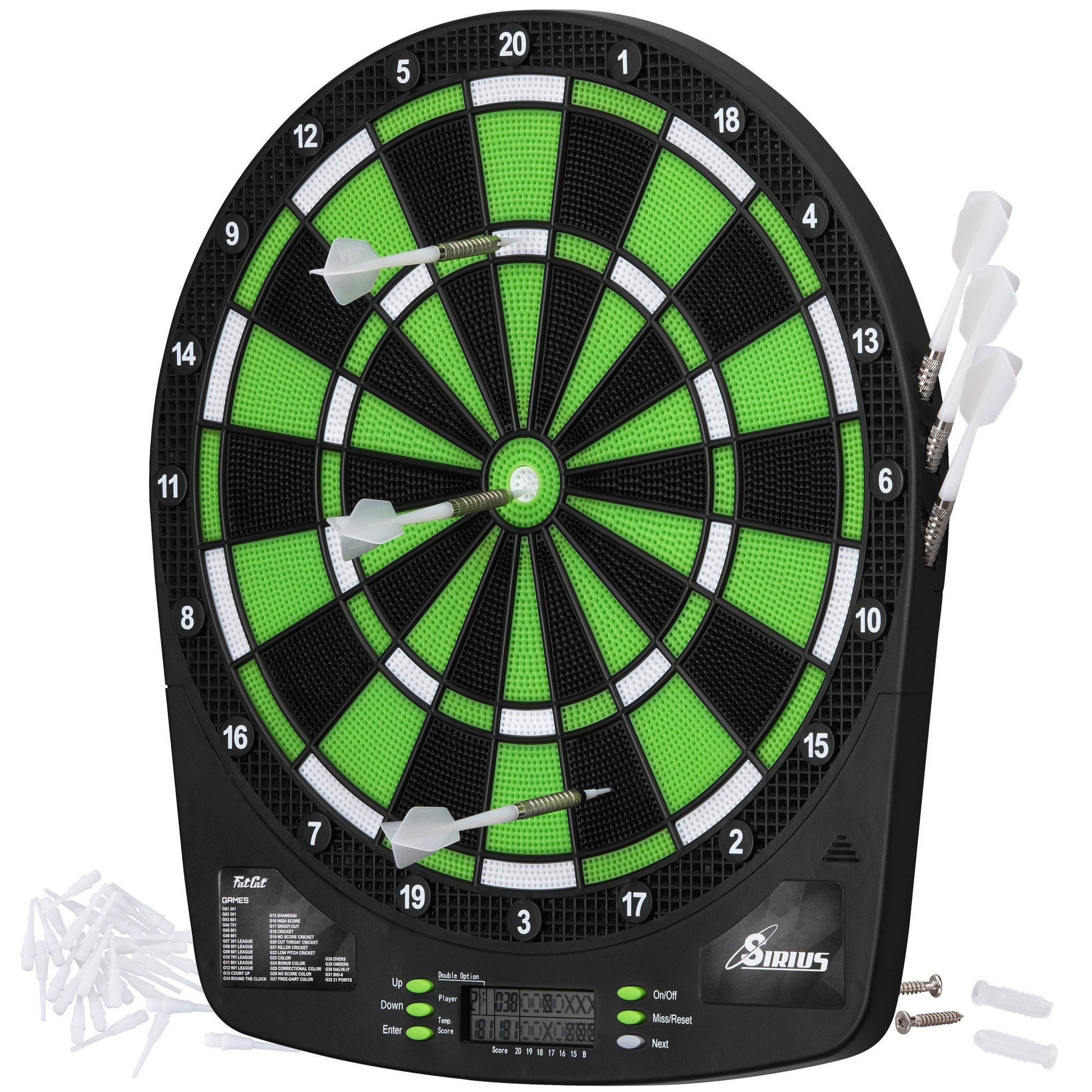 [REFURBISHED] Fat Cat Sirius 13.5" Electronic Dartboard (New Design) Refurbished Refurbished GLD Products 