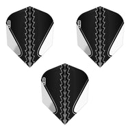 Viper Black Flux Dart Flights Standard Black/Silver