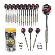 [REFURBISHED] Fat Cat Darts in a Jar Steel Tip 19 Grams 21 Count Refurbished Refurbished GLD Products 