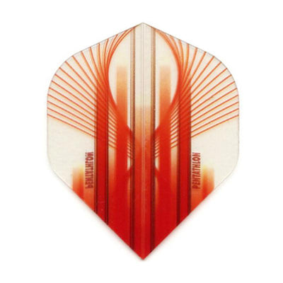 Pentathlon Standard Translucent Design White/Red Flights Dart Flights Viper 