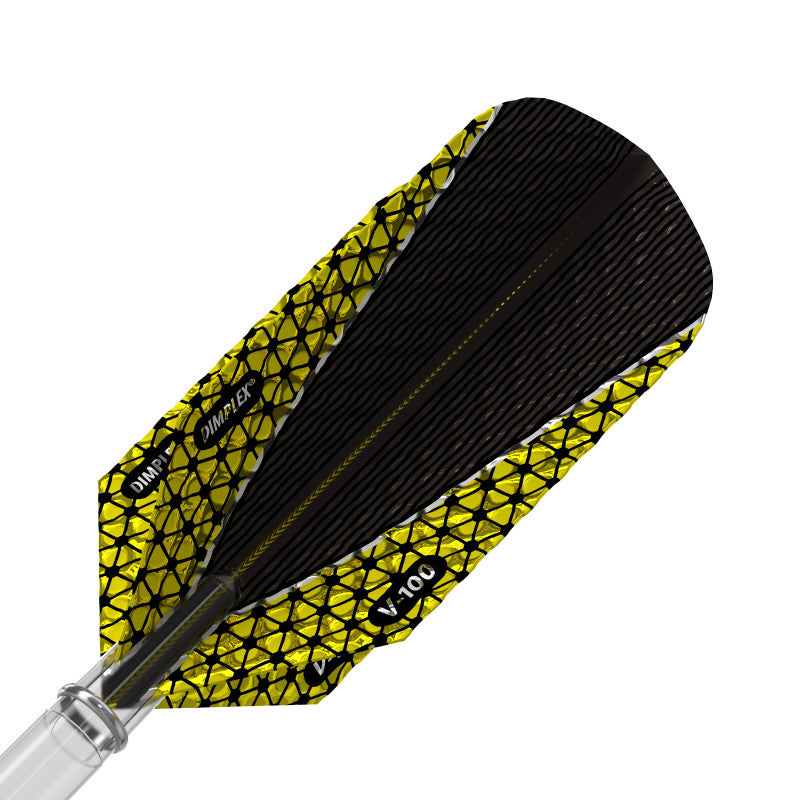 Viper Dimplex Dart Flights Slim Metallic Gold V-100 Series