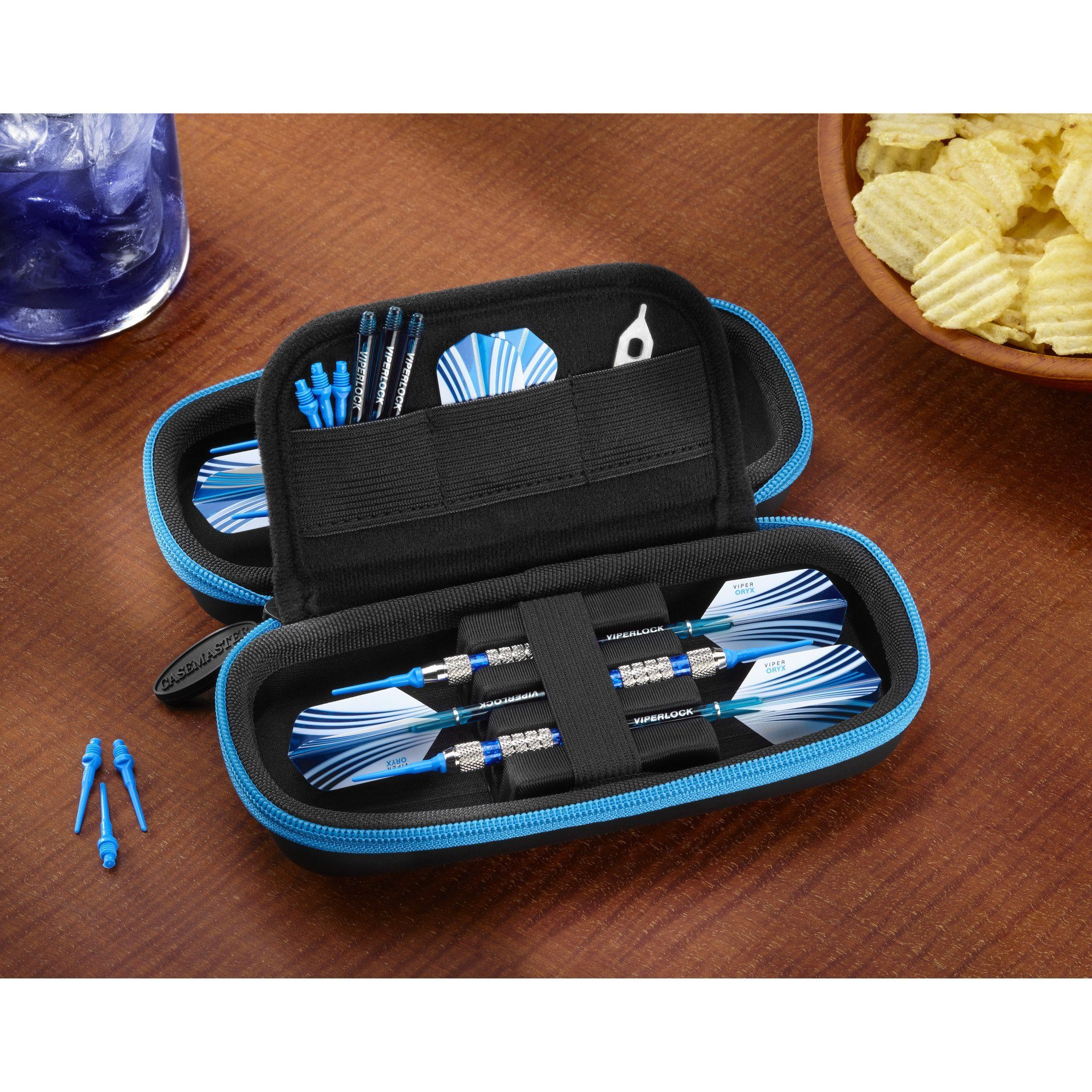 [REFURBISHED] Casemaster Sentry Dart Case with Blue Zipper Refurbished Refurbished GLD Products 