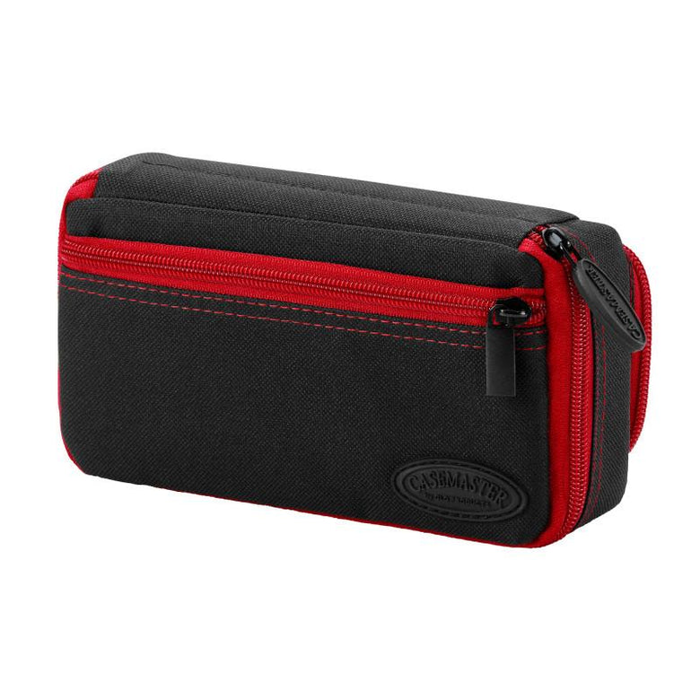 Casemaster Plazma Plus Dart Case Black with Ruby Zipper and Phone Pocket Dart Cases Casemaster 