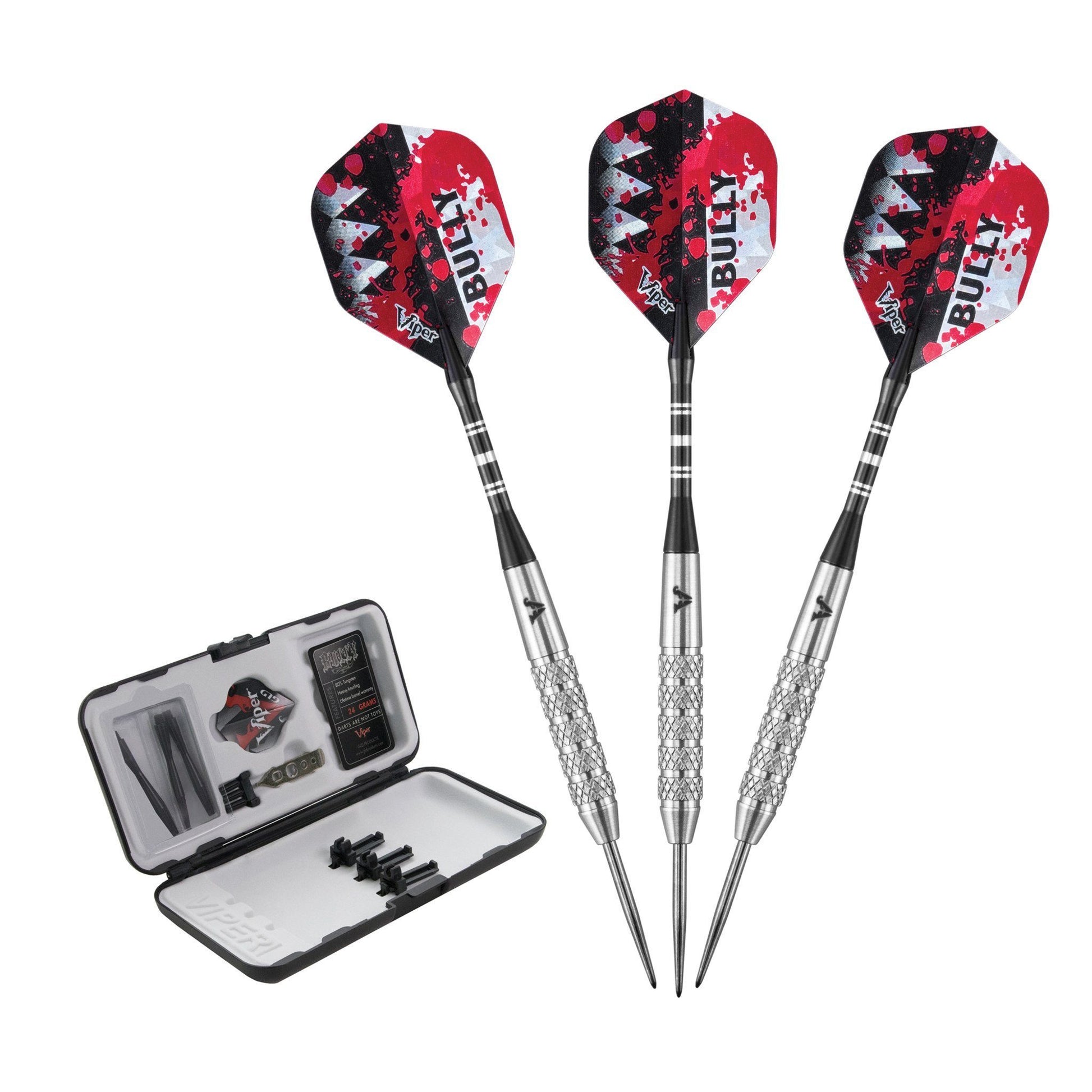 [REFURBISHED] Viper Bully Darts 80% Tungsten Steel Tip Darts 24 Grams Refurbished GLD Products