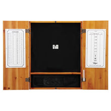 Load image into Gallery viewer, Viper League Sisal Dartboard, Metropolitan Oak Cabinet, Shadow Buster Dartboard Lights &amp; Padded Dart Mat Darts Viper 
