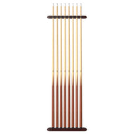 Fat Cat Mahogany 8 Cue 2-Piece Wall Cue Rack