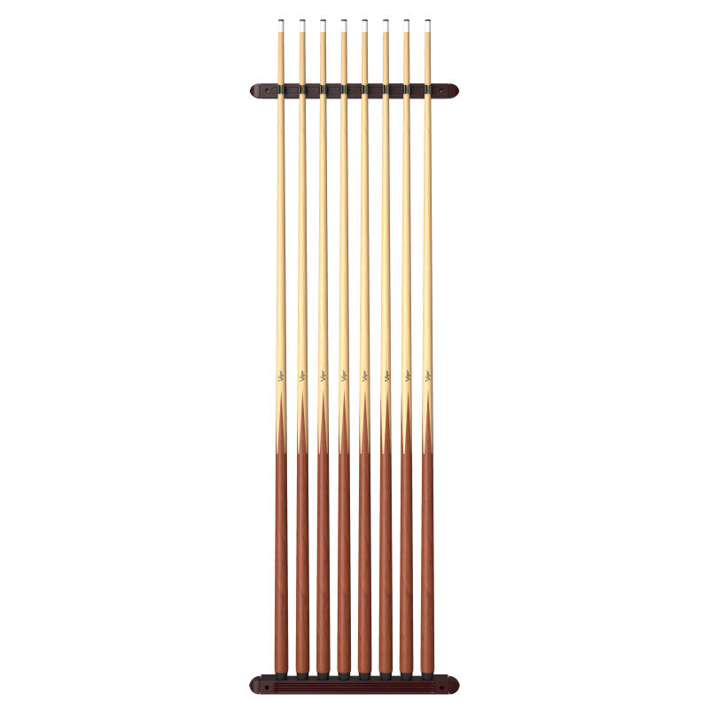 Fat Cat Mahogany 8 Cue 2-Piece Wall Cue Rack