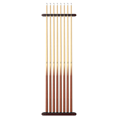 Fat Cat Mahogany 8 Cue 2-Piece Wall Cue Rack