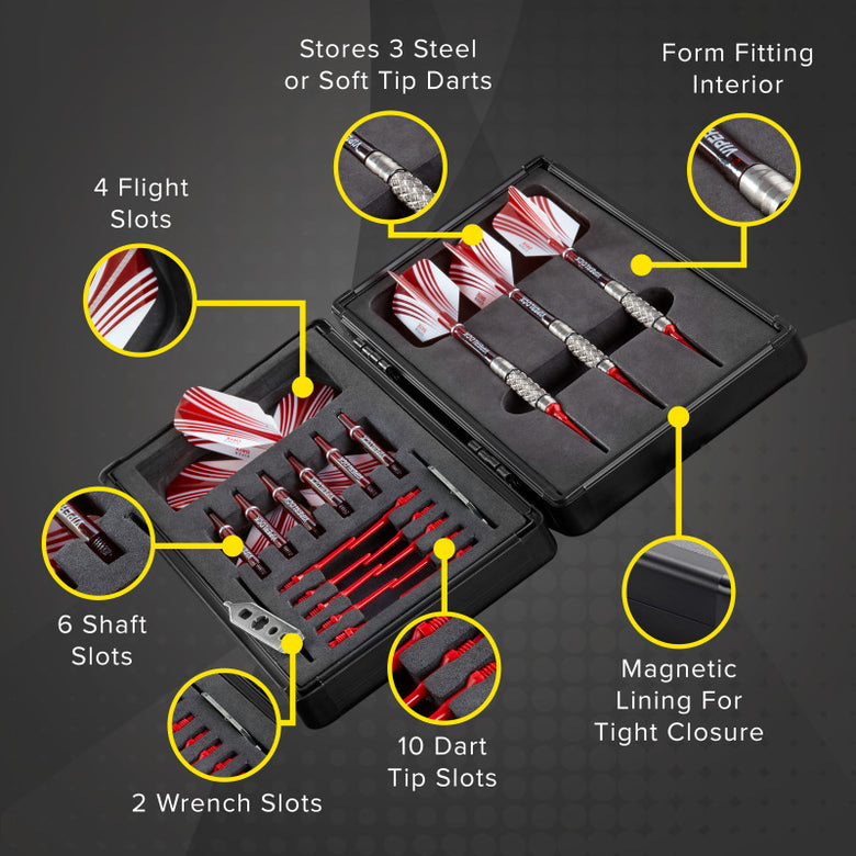 Casemaster Sinister Magnetic Dart Case