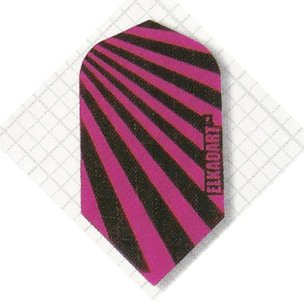 Elkadart Nylon Slim Black/Pink Flights Dart Flights Elkadart 