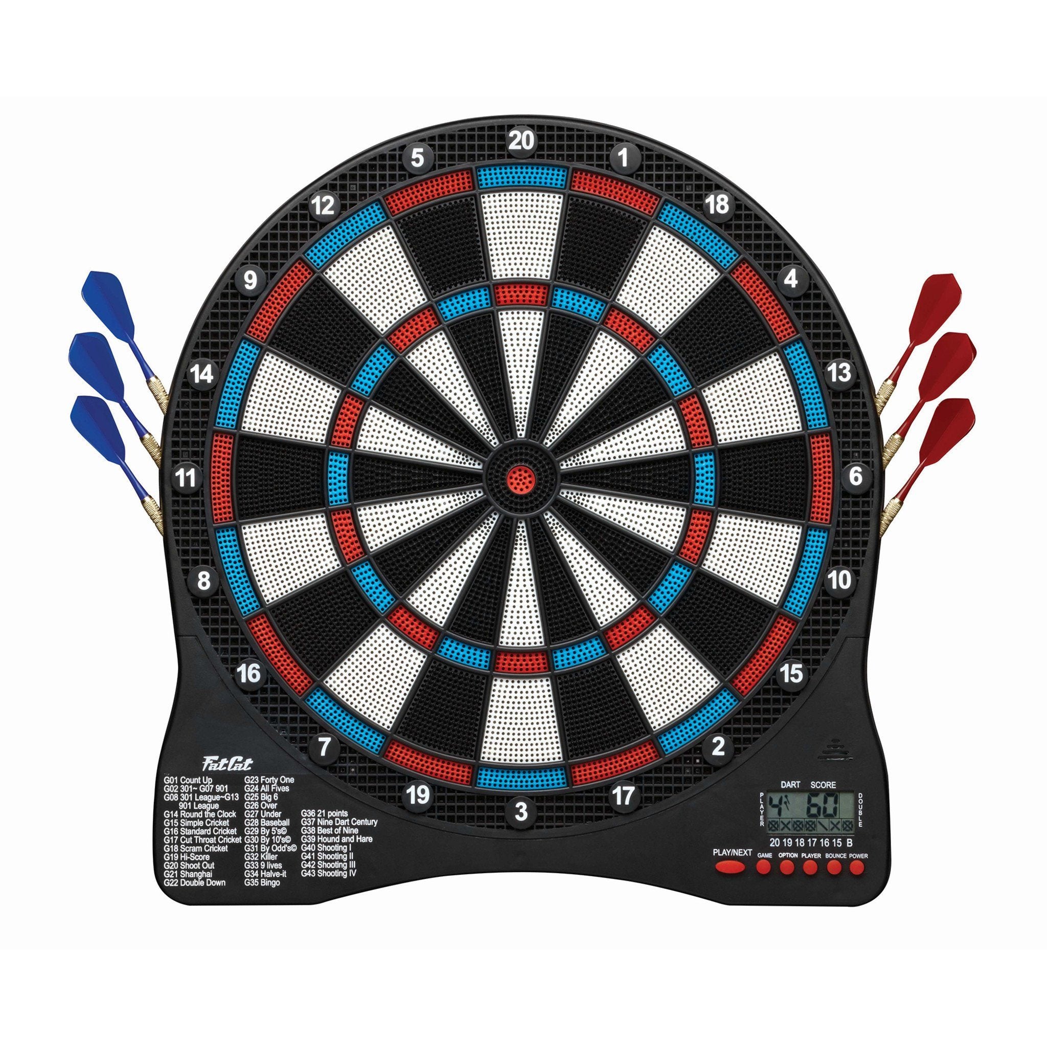 Fat Cat Sirius 13.5" Electronic Dartboard Soft-Tip Dartboard Fat Cat 