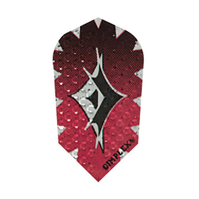 Dimplex Slim Foil Red Flights Dart Flights Harrows 