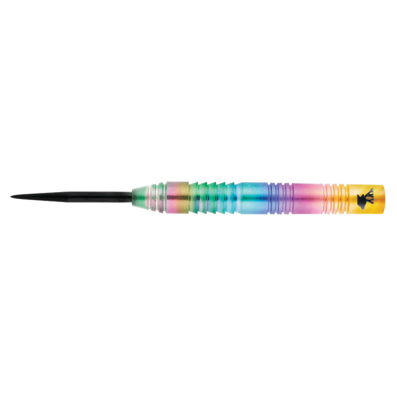 Elkadart Rainbow 90% Tungsten Steel Tip Darts Multi Color Titanium Coating 25 Grams