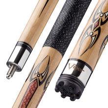 Load image into Gallery viewer, Viper Sinister Black and White Wrap with Brown Stain Billiard/Pool Cue Stick 21 Ounce

