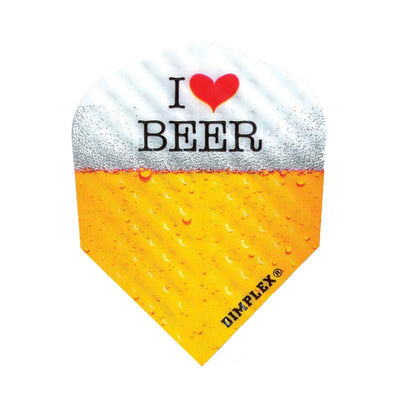 Dimplex Standard I Love Beer Flights Dart Flights Harrows 