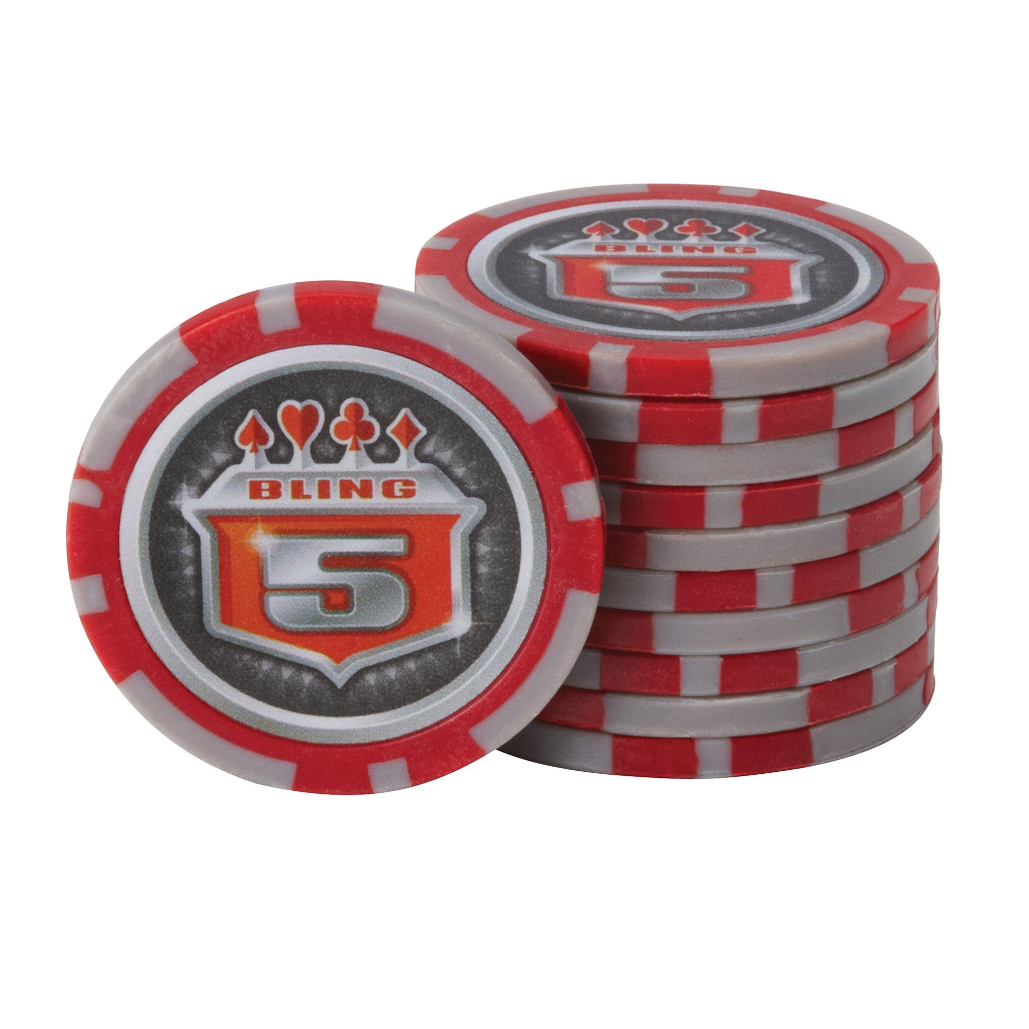 [REFURBISHED] Fat Cat Bling 13.5 Grams 500Ct Poker Chip Set Refurbished Refurbished GLD Products 