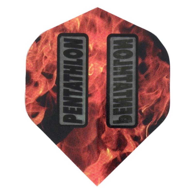 Pentathlon Standard Orange/Black Flights Dart Flights Viper 