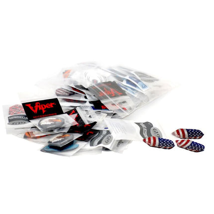 Viper Standard Assortment Flights - 50 Sets Dart Flights Viper 