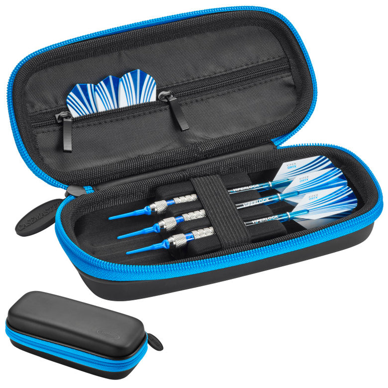 Casemaster Warden Dart Case with Blue Zipper