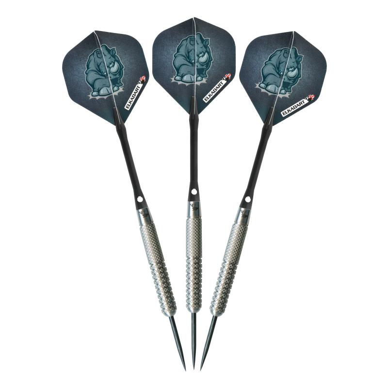 Elkadart Rhino 80% Tungsten Steel Tip Darts 26 Grams Steel-Tip Darts Elkadart 