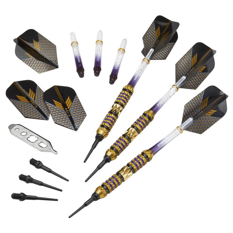 Viper Wizard Purple/Black Soft Tip Darts 18 Grams Soft-Tip Darts Viper 