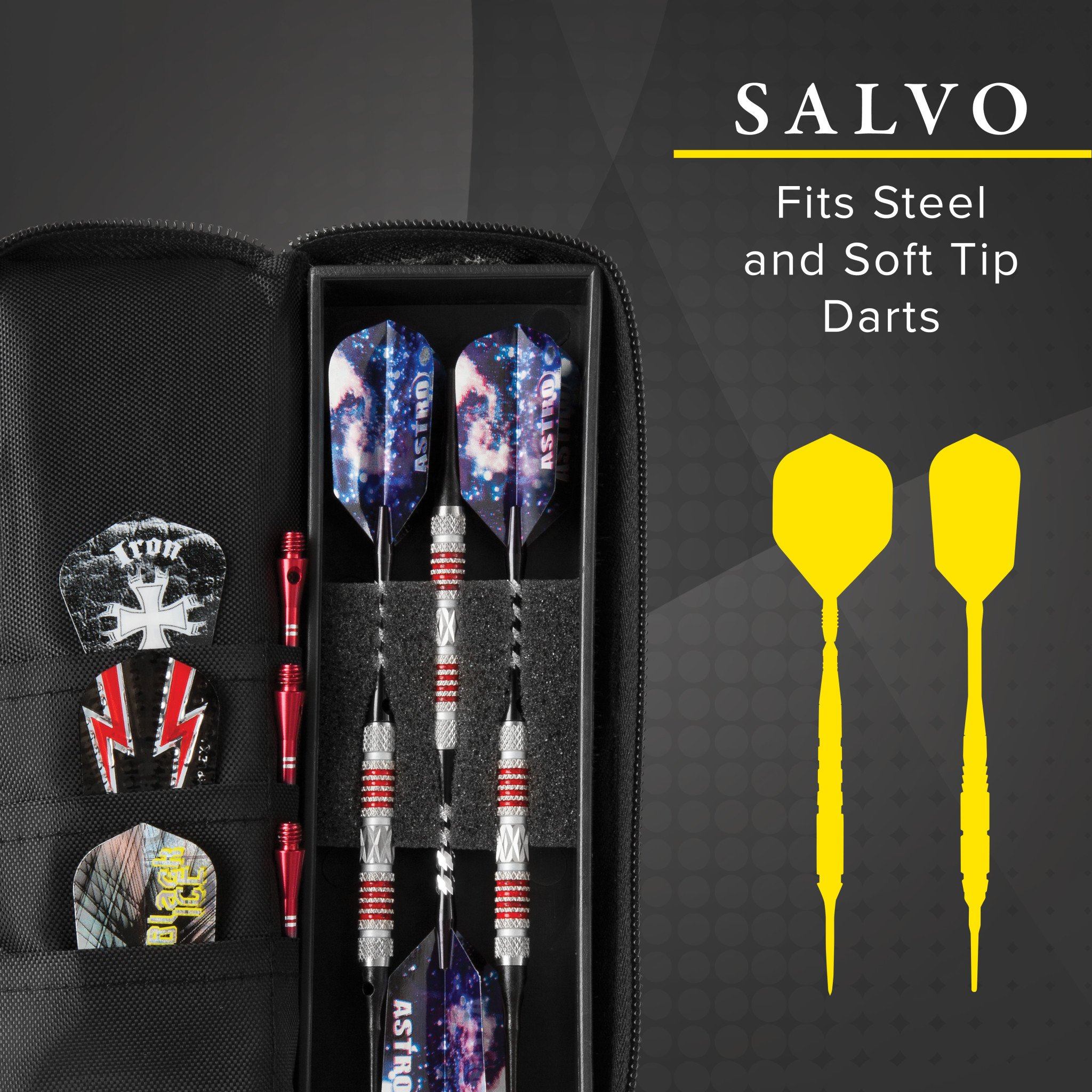 [REFURBISHED] Casemaster Salvo Black Nylon Dart Case Refurbished Refurbished GLD Products 