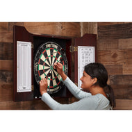 Viper Hudson Dartboard Cabinet Mahogany