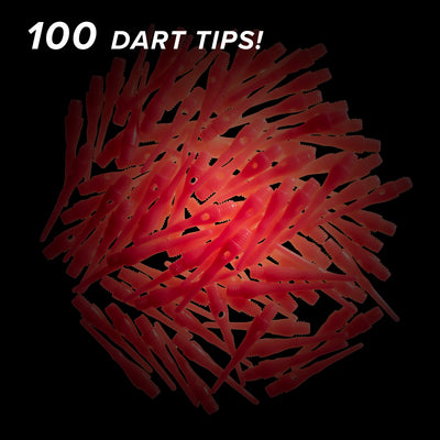 Viper Tufflex Tips III 2BA Neon Pink 100Ct Soft Dart Tips