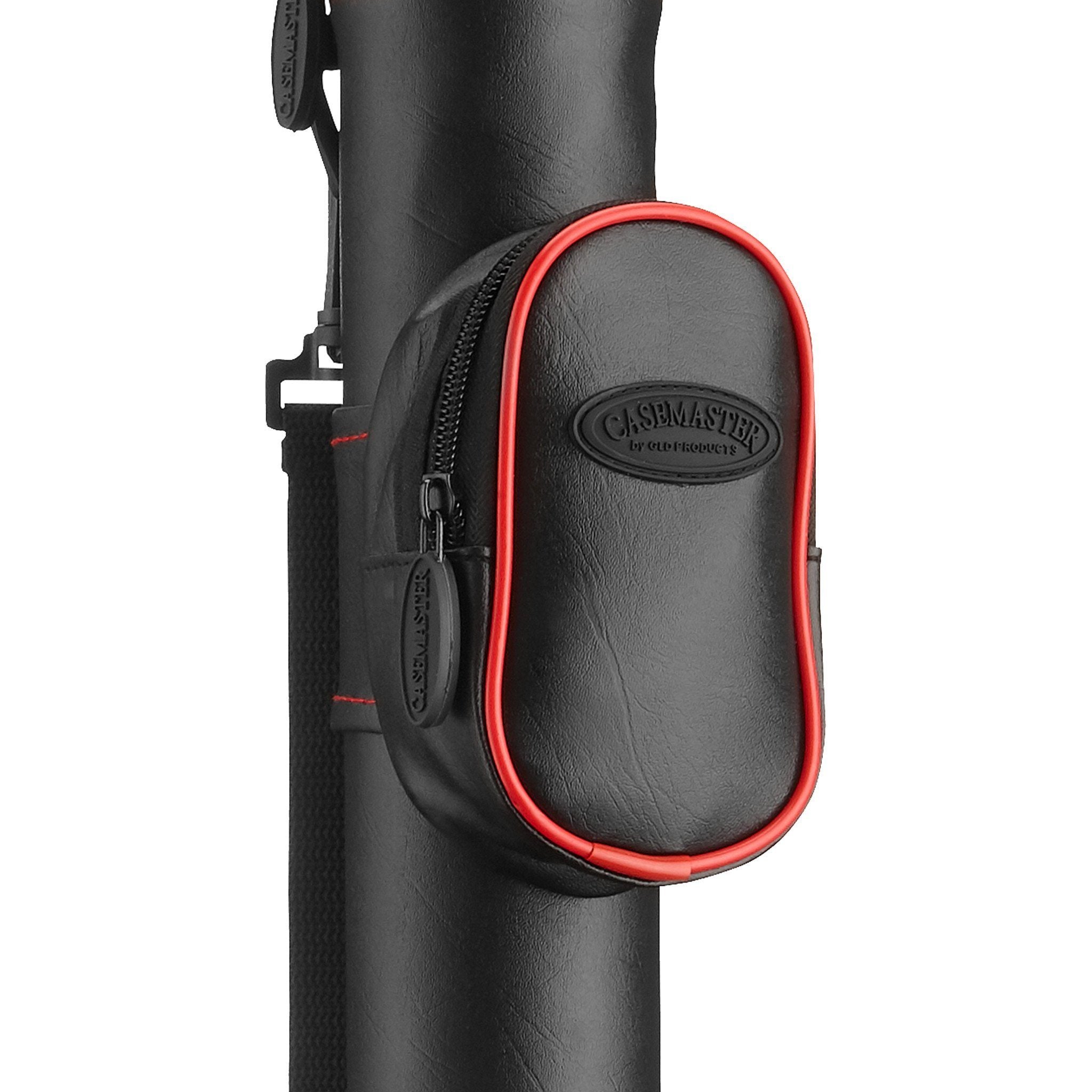[REFURBISHED] Casemaster Q-Vault Supreme Black with Red Trim Cue Case Refurbished Refurbished GLD Products 