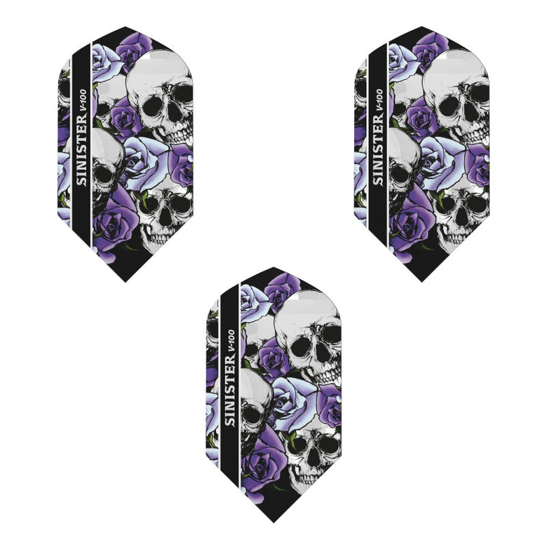 Viper Sinister Dart Flights V-100 Series Slim Purple